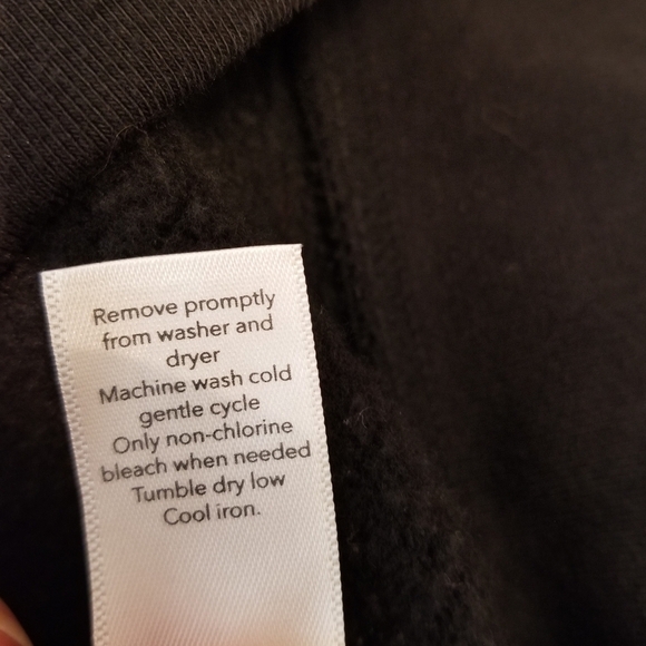 {XS} Athleta 24/7 Striped Crewneck Sweatshirt Black and White - Picture 9 of 9